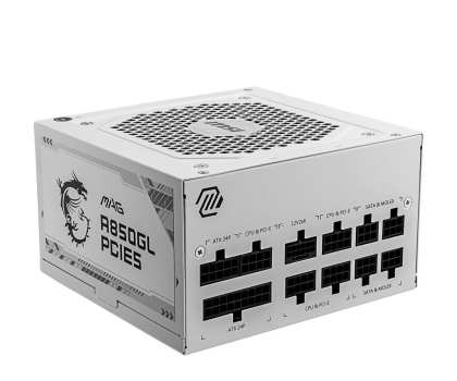 Zasilacz MSI MAG A850GL PCIE5 850W 80PLUS GOLD biały MAG A850GL PCIE5 WHITE